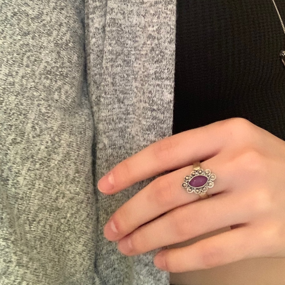 Purple Gemstone Ring